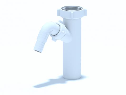 Отвод для стир.машины 1 1/2