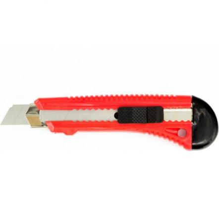 Нож, 18 мм, выдвижное лезвие, металлическая направляющая// Matrix