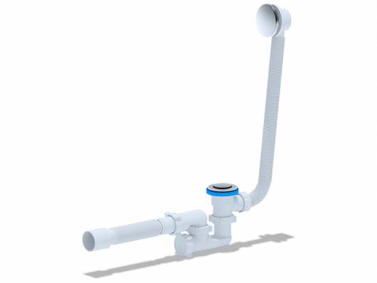 Сифон Ани д/в клик-клак; с вып. и пер. г/т 375*40*50 регулируемый (ЕC255)