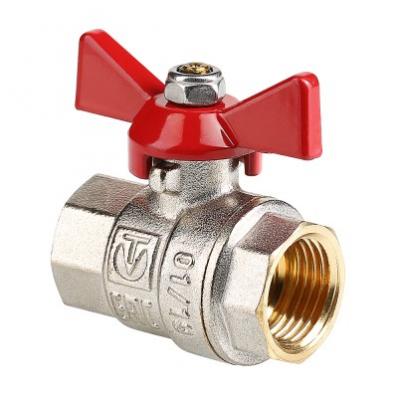 Кран шар. BASE, рукоятка бабочка 1