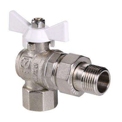 Кран шар. BASE угловой с полусгоном 3/4