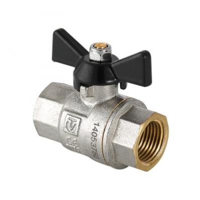 Кран шар. PERFECT, рукоятка бабочка 1/2