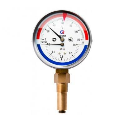 Термоманометр ТМТБ-41Р Dy 100 с нижн. подкл.,  1/2