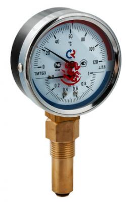 Термоманометр ТМТБ-31P Dy 80  с нижн. подкл.,  1/2