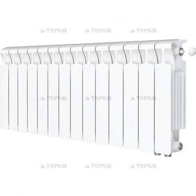 RIFAR MONOLIT VENTIL 350 MVR 14 секций радиатор биметаллический нижнее правое подключение (белый RAL
