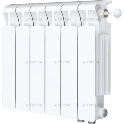 RIFAR MONOLIT VENTIL 350 MVR 6 секций радиатор биметаллический нижнее правое подключение (белый RAL 