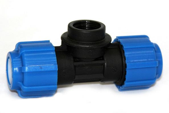 Тройник ПНД с внутр.р. 32х3/4