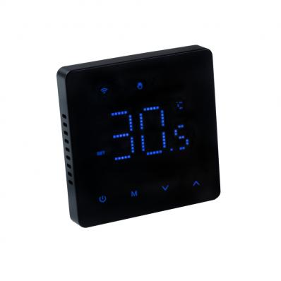 Комнатный WIFI-хронотермостат  для электрического теплого пола (черный)